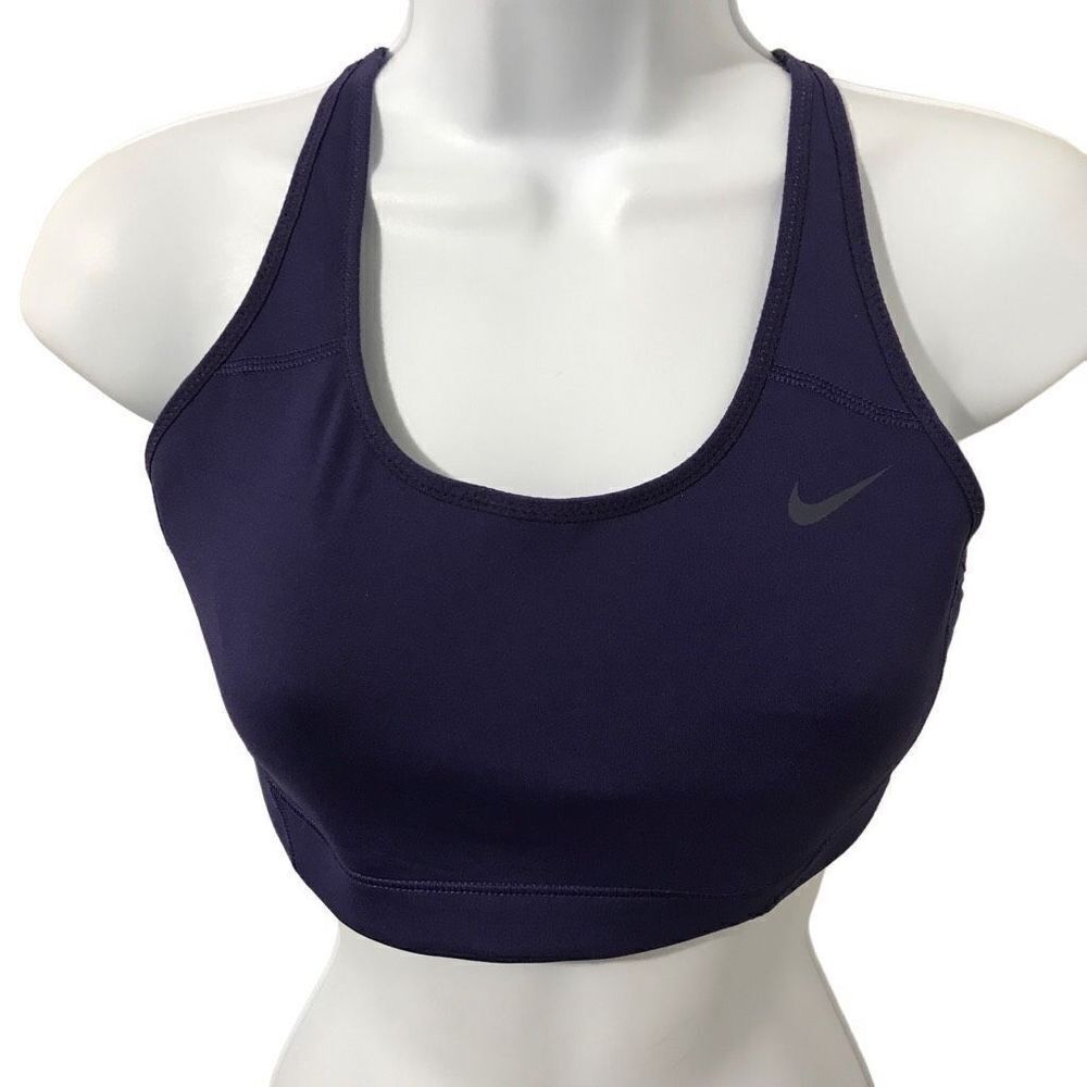 Nike purple sports bra size M.   A362
